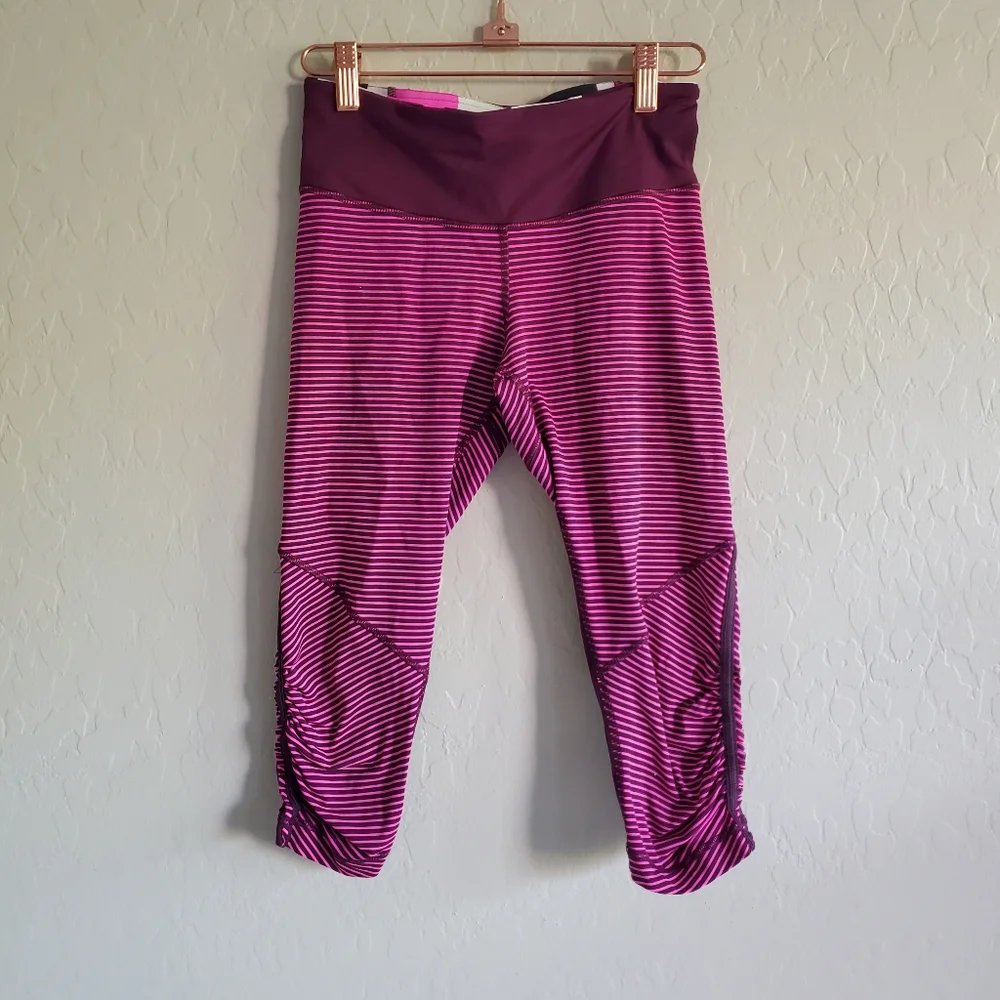 Lululemon Run for your Life‎ Crop Sz 4